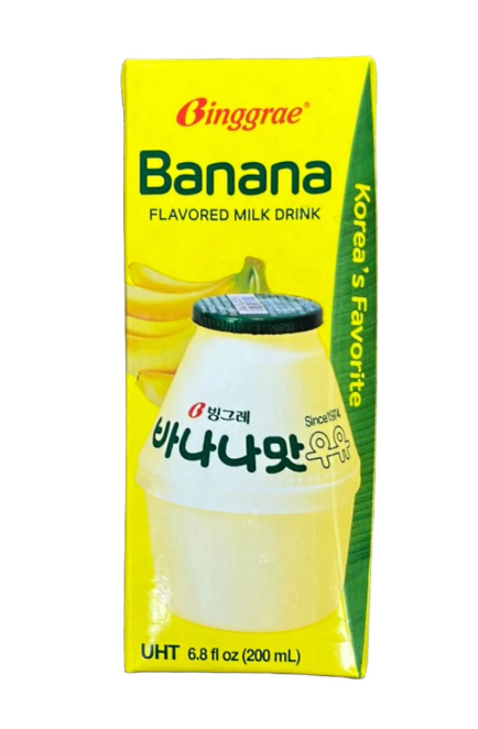 Binggrae Banana Flavored Milk 6.8fl.oz(200mL)