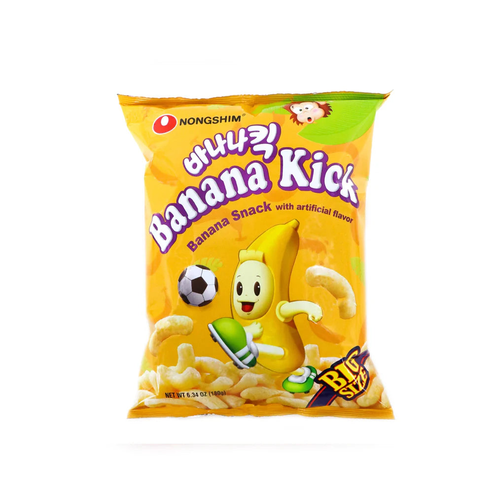 Nongshim Banana Kick Snack Big Size 6.34oz(180g)