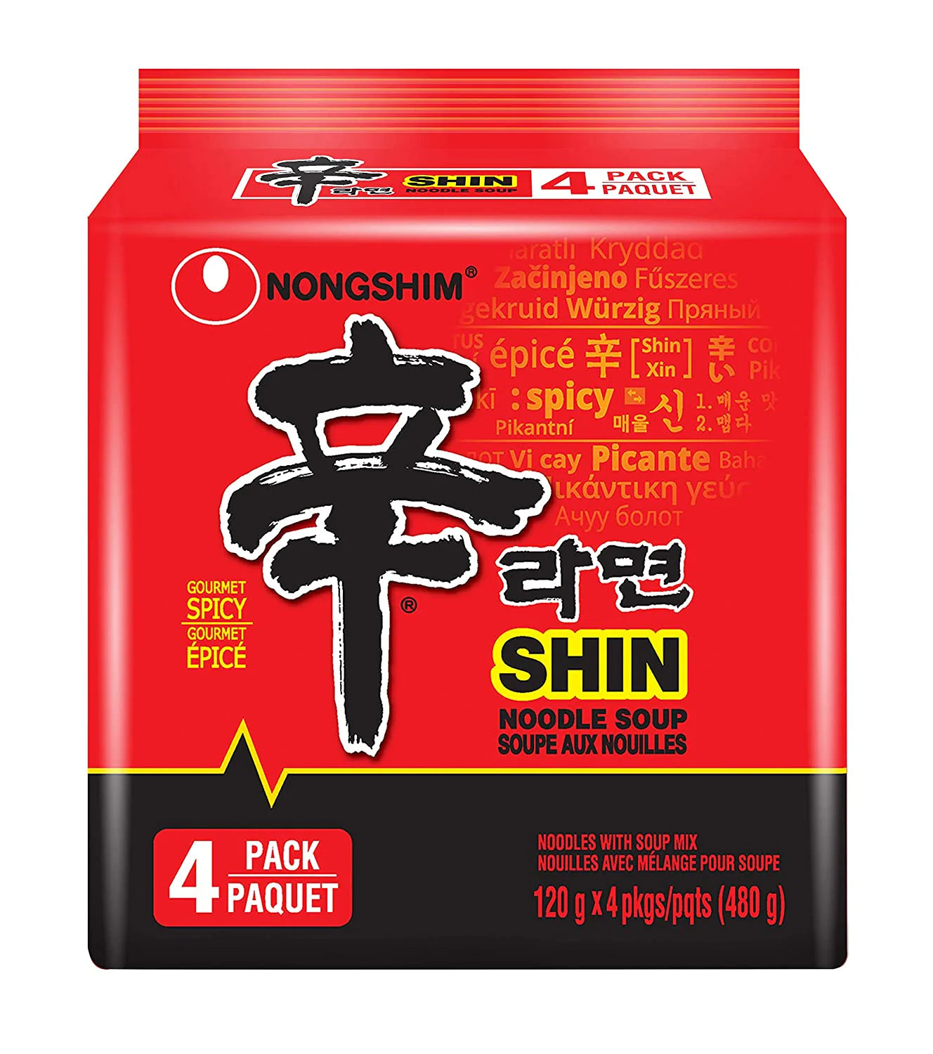 Nongshim Shin Ramen 4.2oz(120g)*4ct