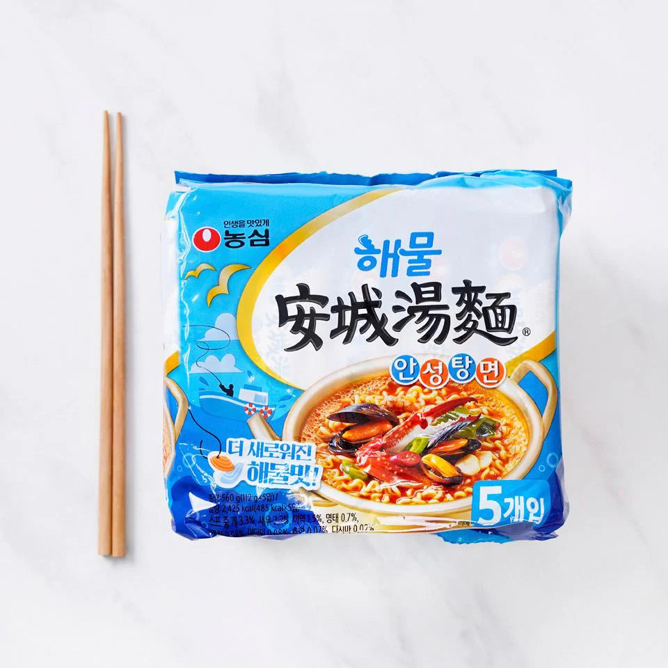 Nongshim Ansung(Beef&Permented Beans) Seafood Ramen 3.95oz(112g)