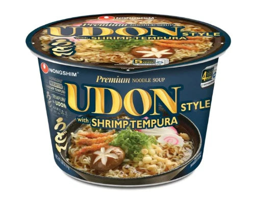 Nongshim Udon Shrimp Tempura Cup Noodle 4.02oz(114g)