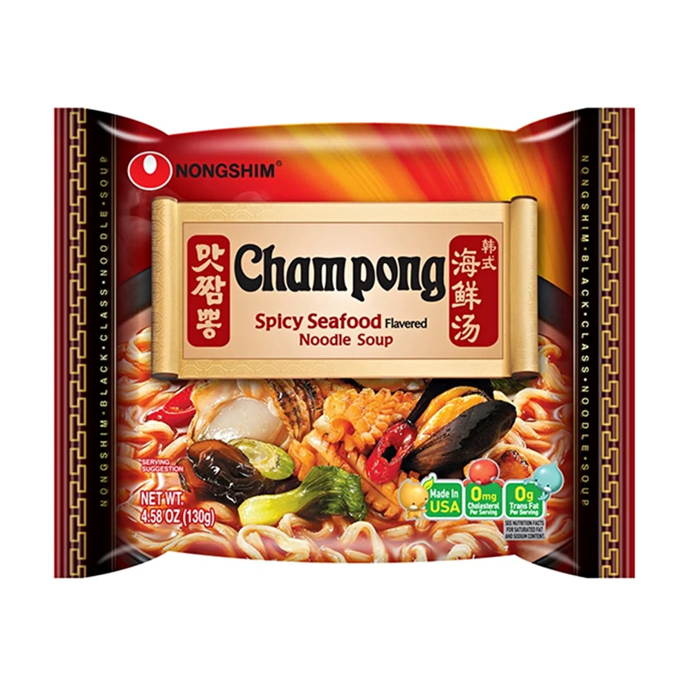 Nongshim Champong(Spicy Seafood) Ramen 4.58oz(130g)