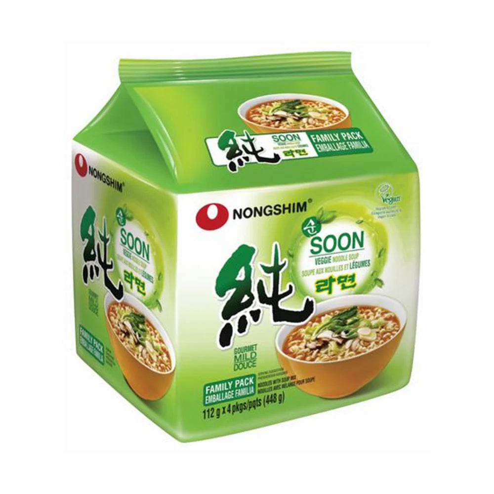 Nongshim Soon Veggie Ramen 3.95oz(112g)*4