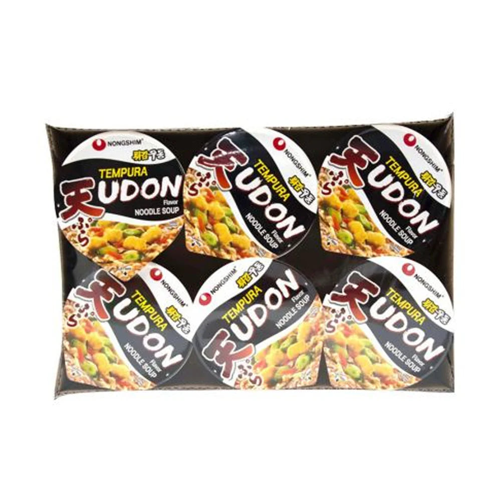 Nongshim Tempura Udon Cup Noodle 2.64oz(75g)*6ct