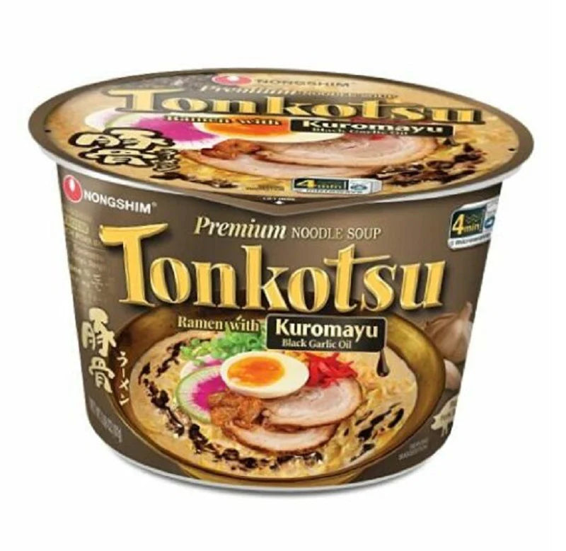 Nongshim Tonkotsu/w Black Garlic Oil Cup Noodle 3.56oz(101g)