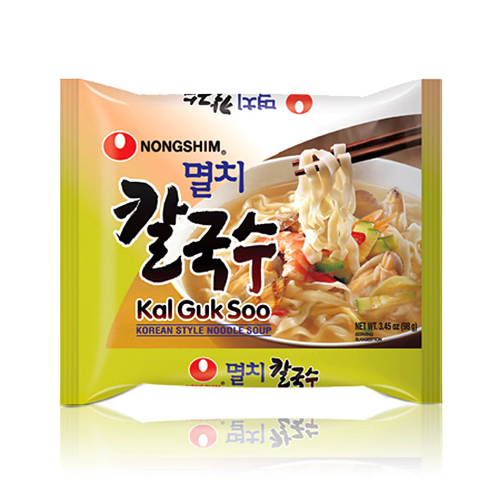Nongshim Anchovy Kal Guk Soo(Korean Traditinal Style) Ramen 3.45oz(98g)
