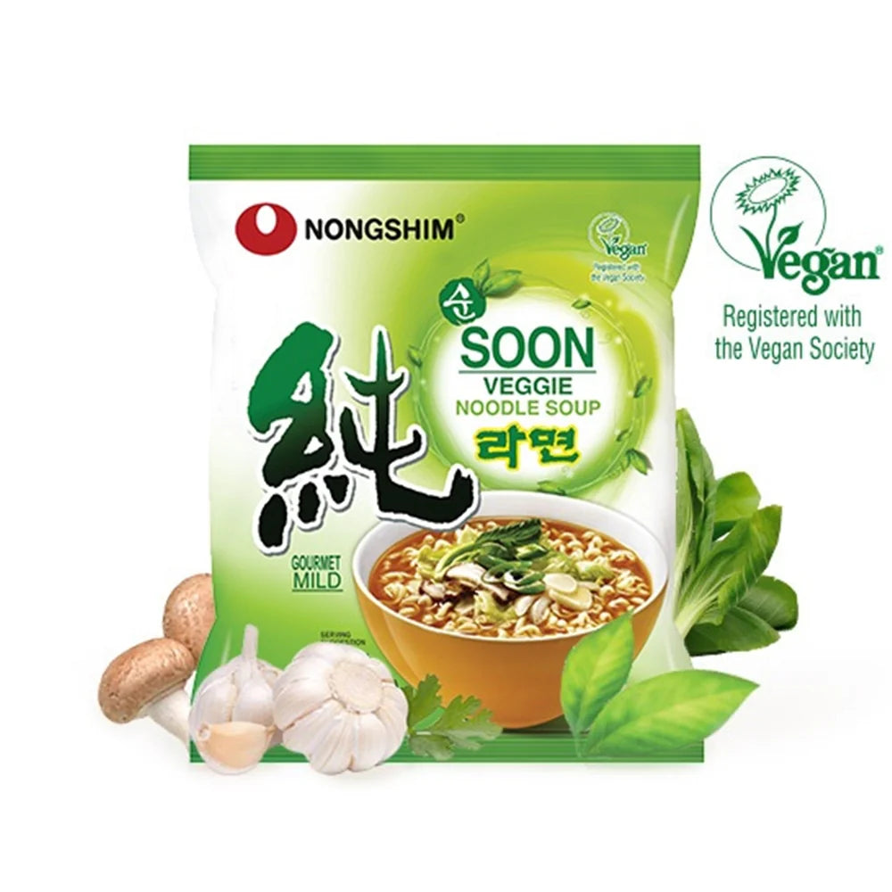Nongshim Soon Veggie Ramen 3.95oz(112g)